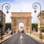 Itinerary of a walk in Montpellier